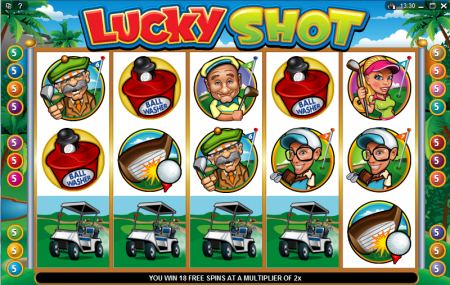 Lucky Shot Video Slot Screenshot