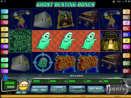 Johnny Specter Slots Bonus Spins Graphic