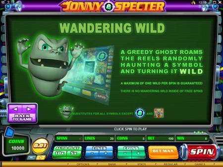 Johnny Specter Slots Ghost Busting Bonus Graphic