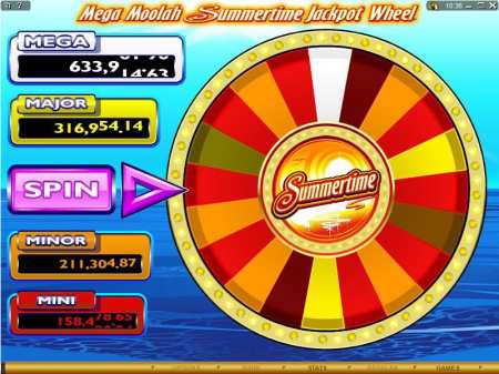 Mega Moolah Summertime Progressives